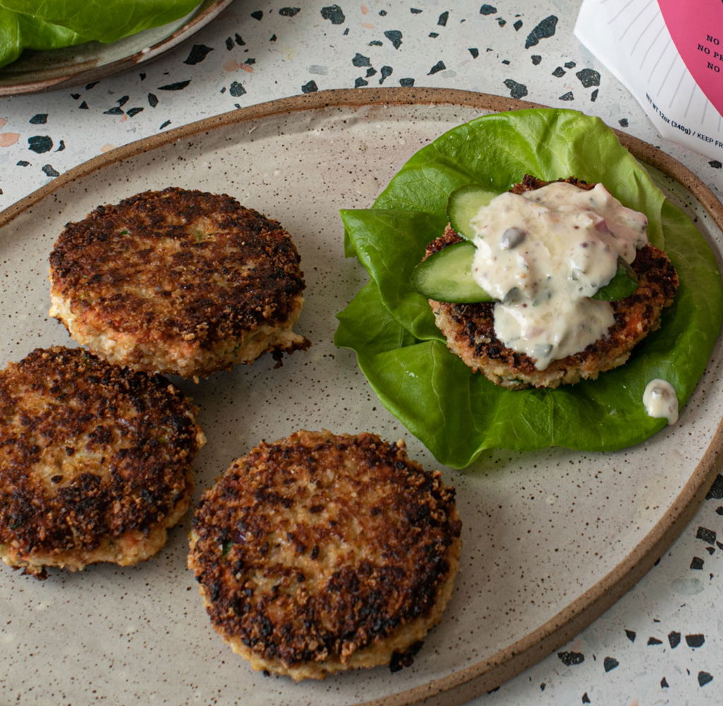 Sockeye Salmon Burger