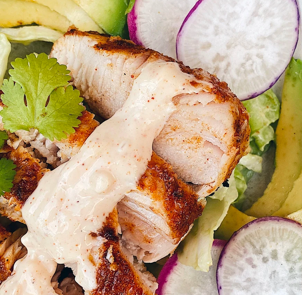 Grilled Deconstructed Mahi Mahi Tacos