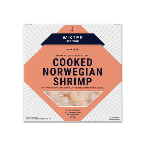 Cooked Norwegian Shrimp WixterSeafood